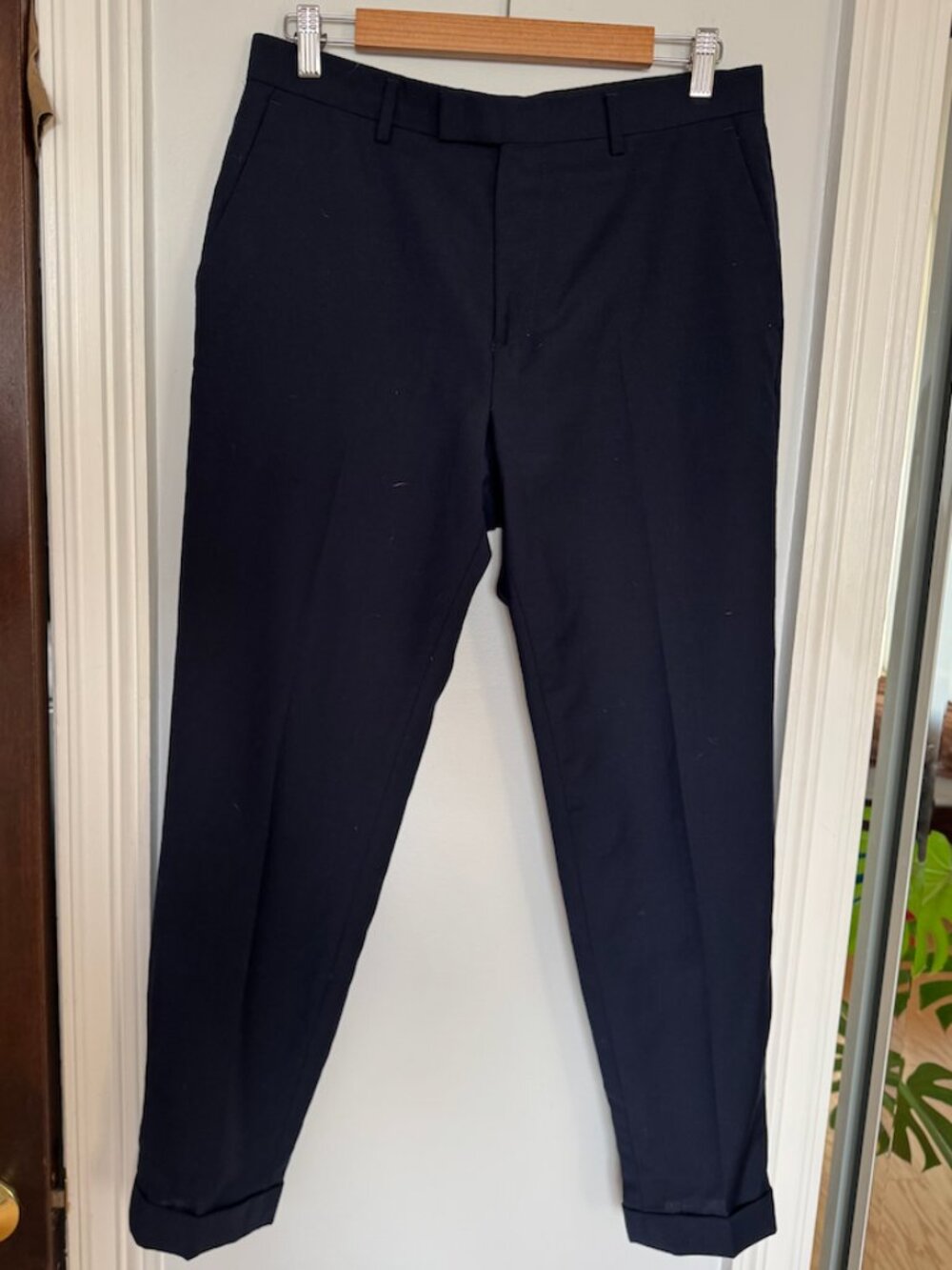 Reiss Navy George T Trousers in W32